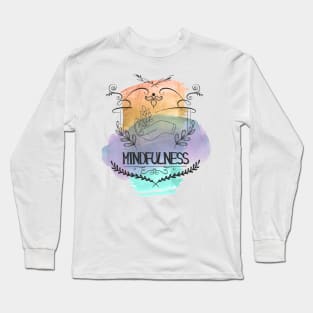 Namaste mindfulness Long Sleeve T-Shirt